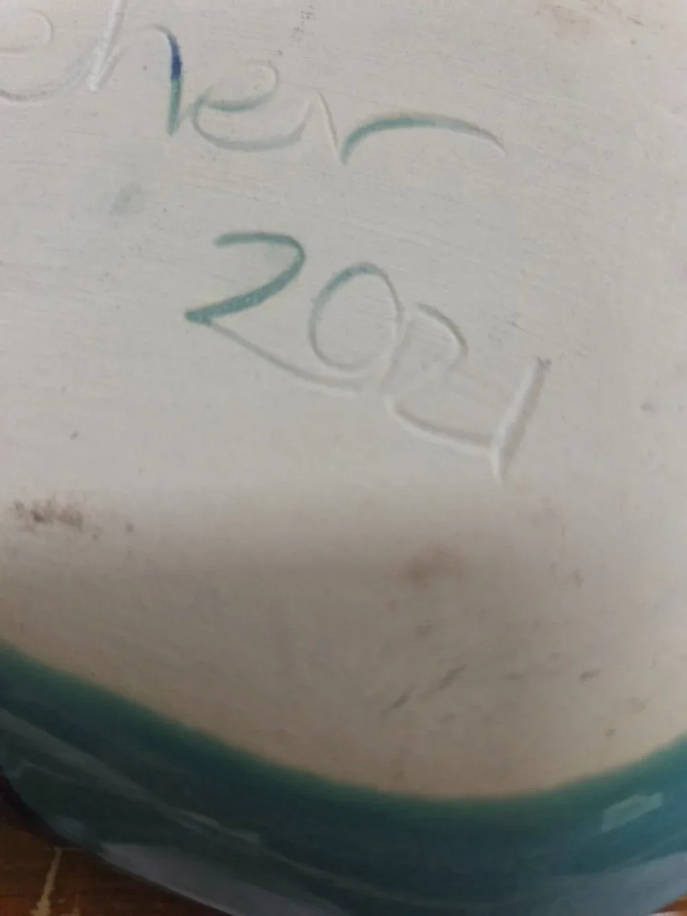 neher pottery soap dish signed on bottom